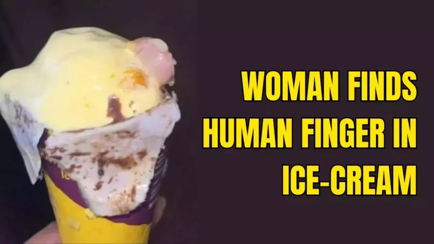 yummo ice cream human finger